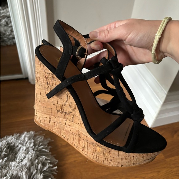 H&M Black strap wedges - Picture 6 of 6